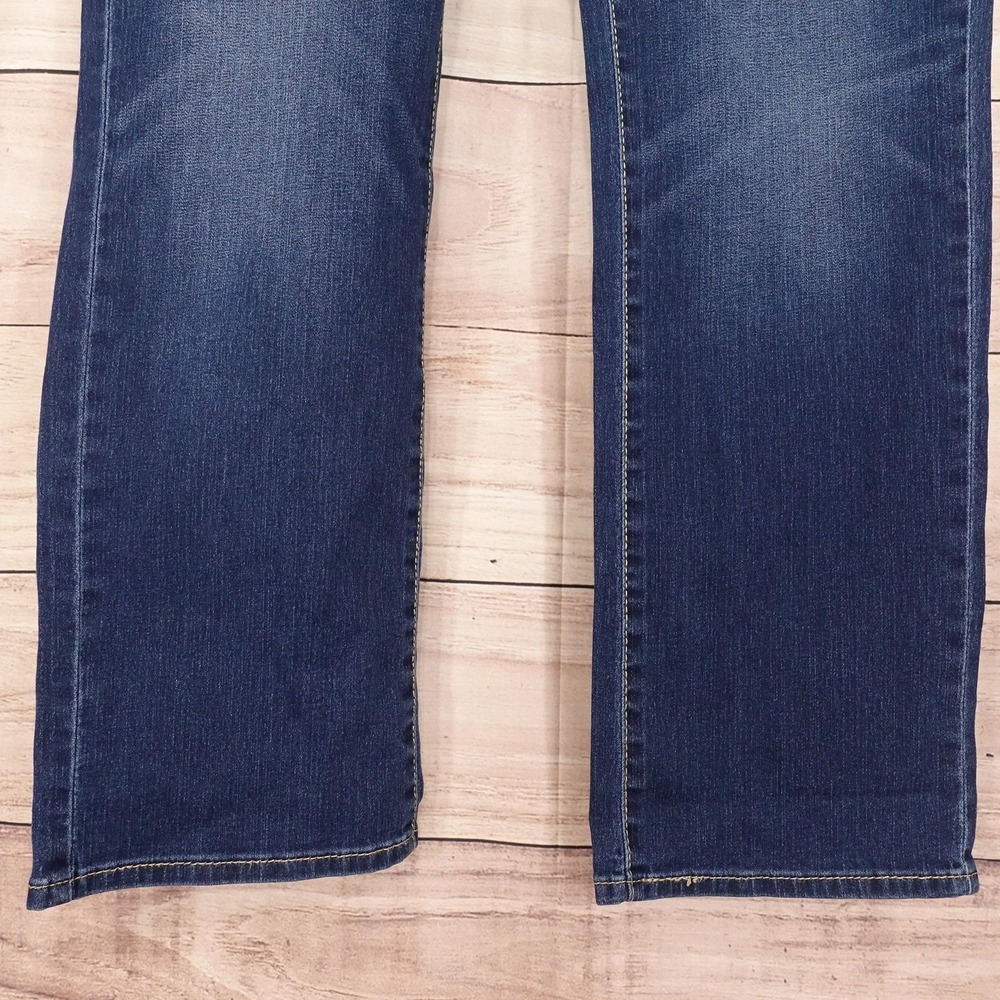 New! Signature Levi Strauss Modern Straight Jeans Womens 14S Mid Rise Stretch - Picture 5 of 13